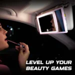 Vanitify Car LED Make Up Mirror | Three Light Modes | Portable